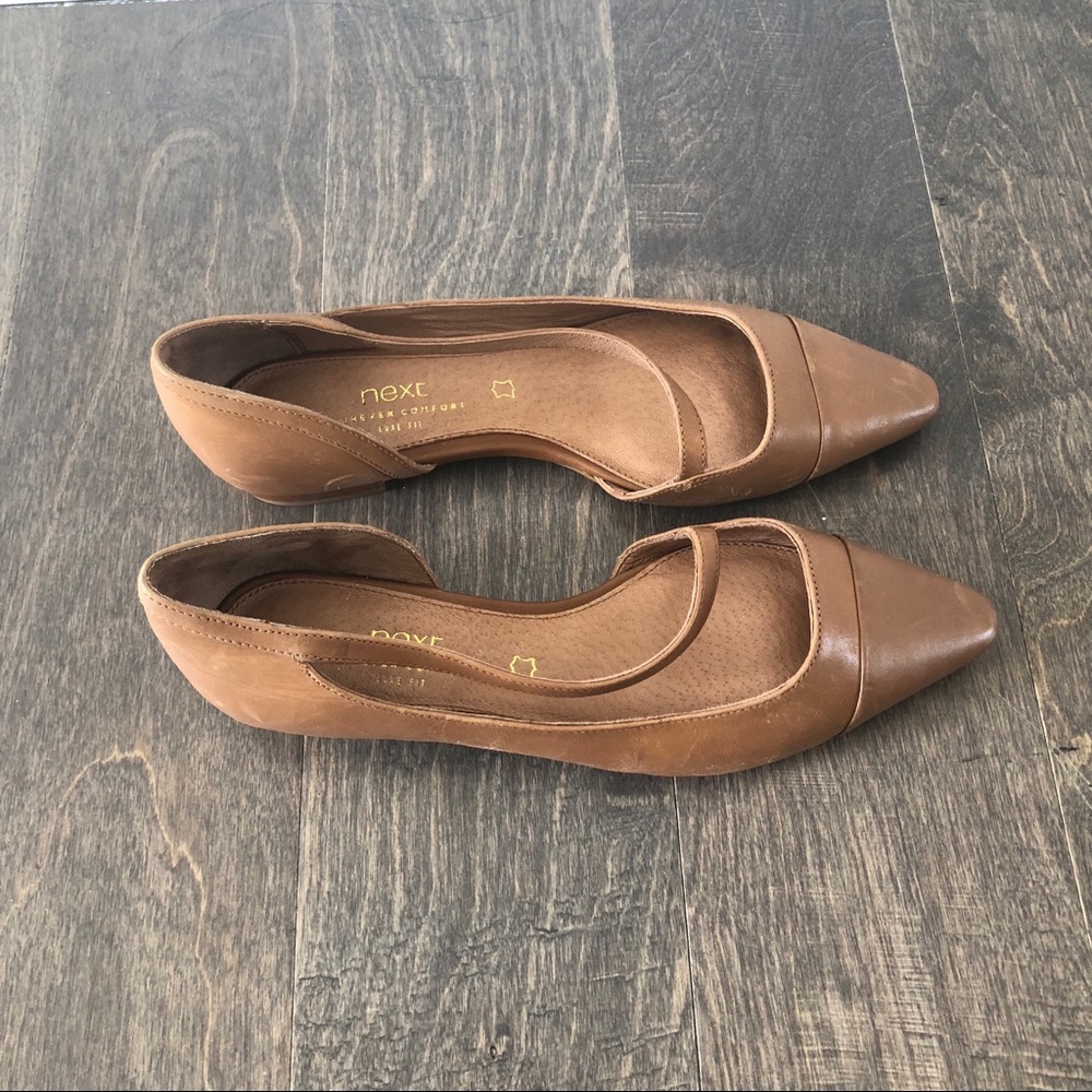 Next Forever Comfort Brown Flats